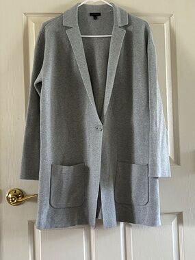 Talbots One Button Sweater Blazer, Size L